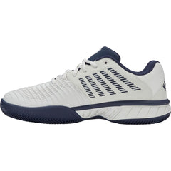 K Swiss Express Light 3 Clay Court Tennis Shoes Men's (Blanc Navy)