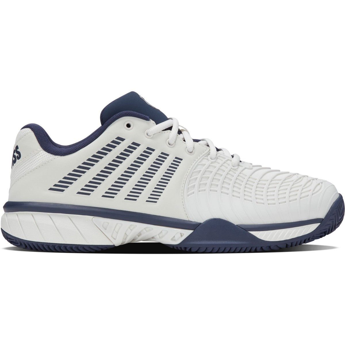 K Swiss Express Light 3 Clay Court Tennis Shoes Men's (Blanc Navy)