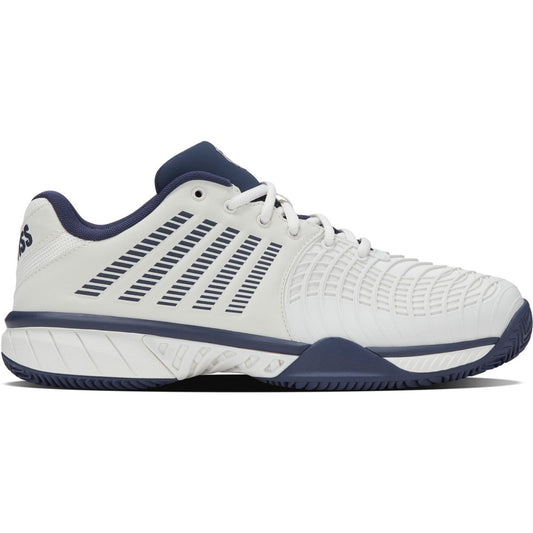 K Swiss Express Light 3 Clay Court Tennis Shoes Men's (Blanc Navy)