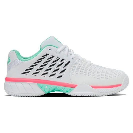 K Swiss Express Light 3 Clay Court Tennis Shoes Women's (White Mint Pastel)