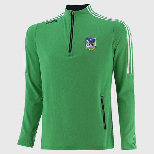 O'Neill's Limerick GAA Hydra 184 Half Zip Top Men's (Green)