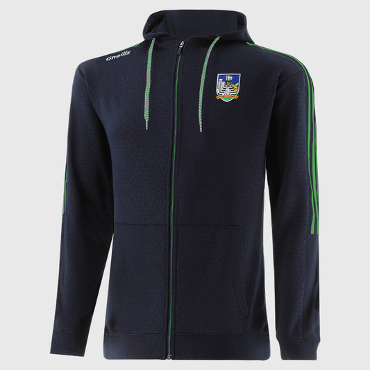 O'Neills Limerick GAA Hydra 017 Full Zip Hoodie Men's (Marine)
