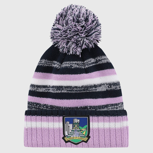 O'Neills Limerick GAA Hydra Bobble Hat Girl's (Marine Pink White)