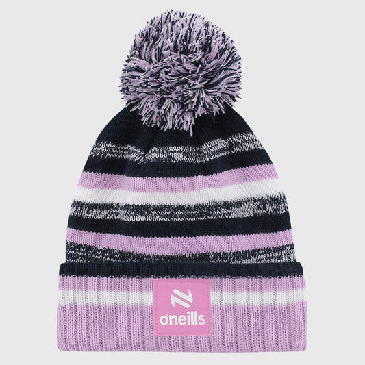 O'Neills Limerick GAA Hydra Bobble Hat Girl's (Marine Pink White)