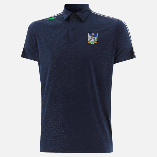 O'Neills Limerick GAA Hydra 061 Polo Shirt Men's (Marine)