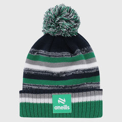 O'Neills Limerick GAA Hydra Bobble Hat Unisex (Marine Green White)