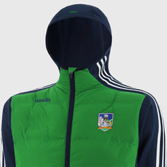 O'Neills Limerick GAA Hydra 075 Hooded Jacket Men's (Green Marine)