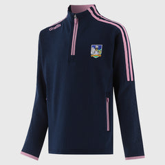 O'Neills Limerick GAA Hydra 184 Half Zip Top Girl's (Navy Pink)