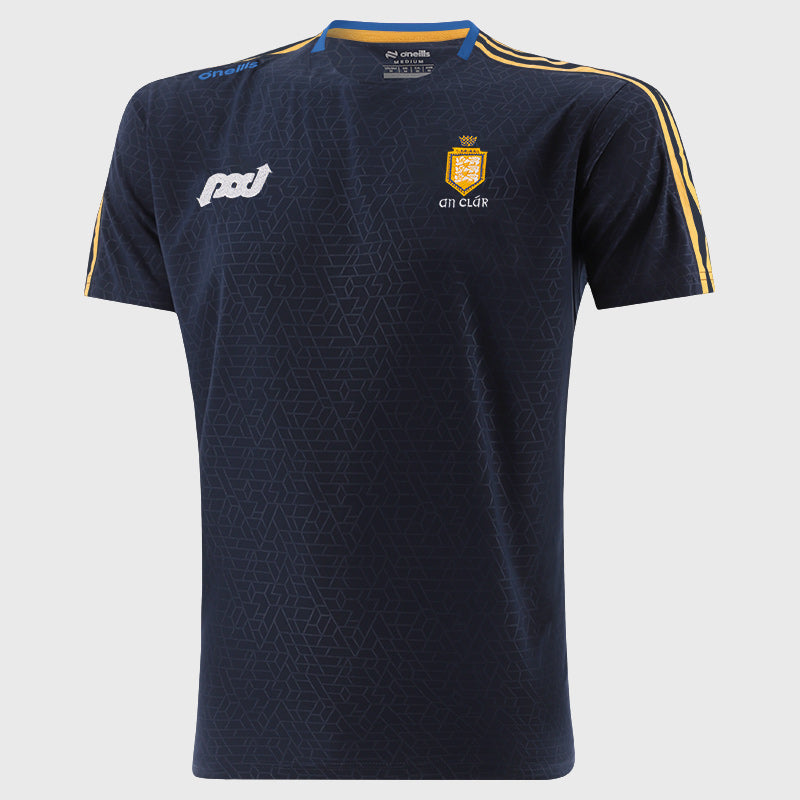 O'Neills Clare GAA Hydra 060 T-Shirt Men's (Marine Amber)