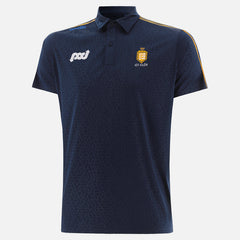 O'Neills Clare GAA Hydra 061 Polo Shirt Men's (Marine Amber)