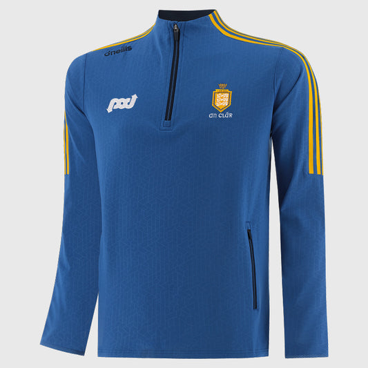 O'Neills Clare GAA Hydra 184 Half Zip Top Men's (Royal Amber)