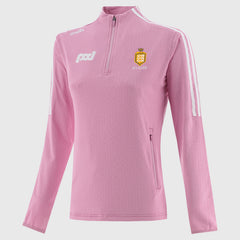 O'Neills Clare GAA Hydra 184 Half Zip Top Girl's (Pink White)