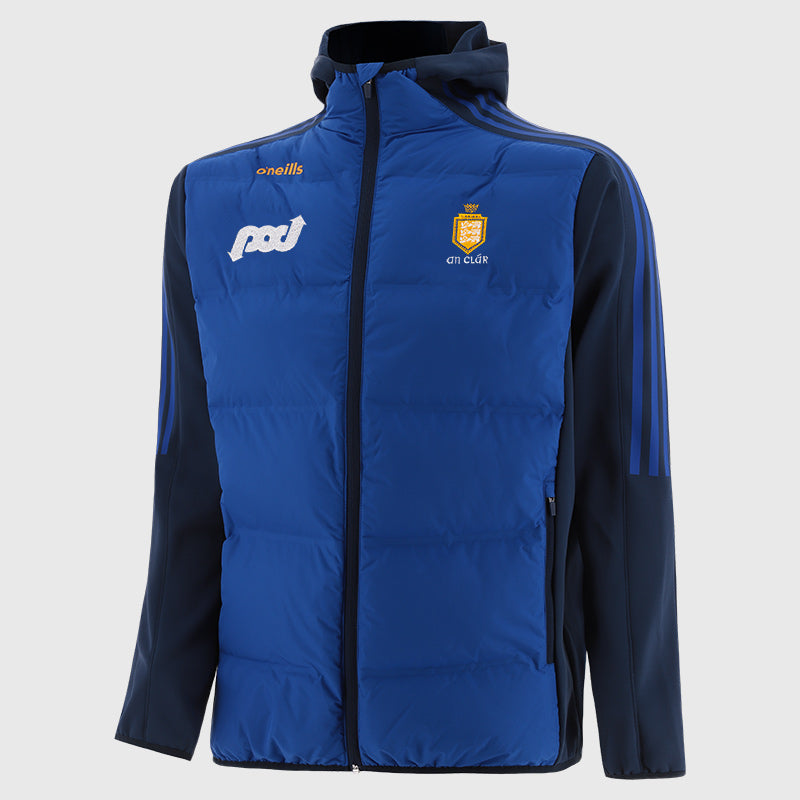 O'Neills Clare GAA Hydra 075 Hooded Jacket Men's (Royal Amber)