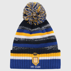 O'Neills Clare GAA Hydra Bobble Hat Kid's (Marine Amber)