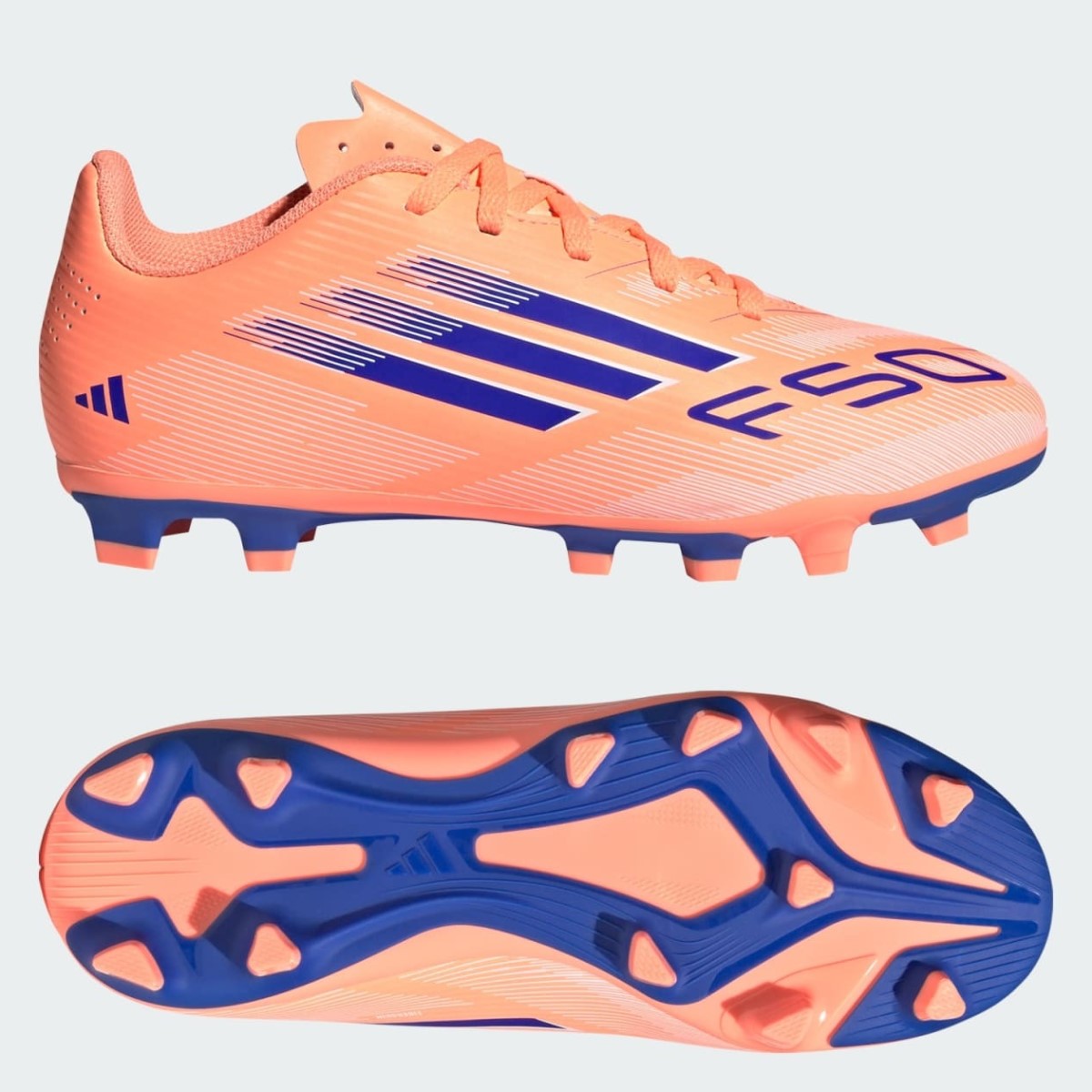 Adidas F50 Club Messi FG/MG Football Boots Kid's (Orange JI0027)