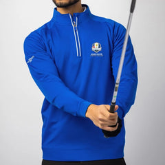 Glenmuir Ryder Cup 2027 Esk Half Zip Top Men's (Ascot Blue White)