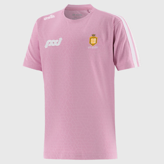 O'Neills Clare GAA Hydra 060 T-Shirt Women's (Pink)