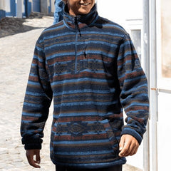 Billabong Boundary Half Zip Mock Fleece Men's (Dark Navy)