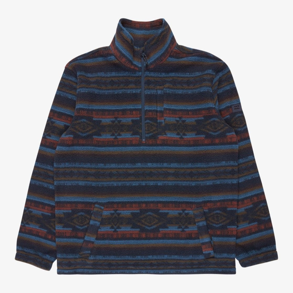 Billabong Boundary Half Zip Mock Fleece Men's (Dark Navy)