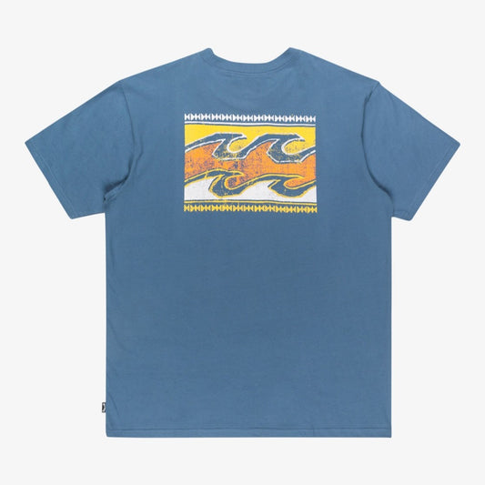 Billabong Crayon Wave T-Shirt Men's (Blue)