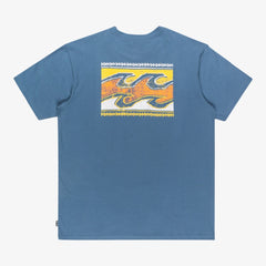 Billabong Crayon Wave T-Shirt Men's (Blue)