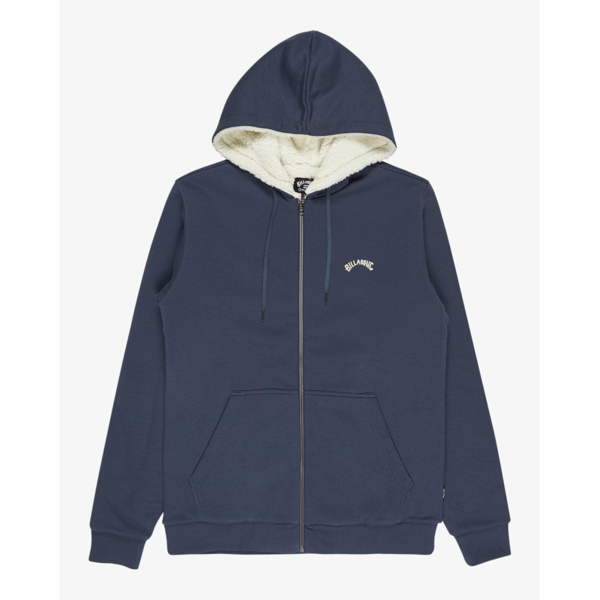 Billabong Arch Sherpa Full Zip Fleece Hoodie Men's (Ombre Blue)