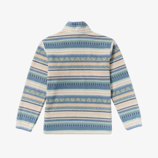 Billabong Boundary Half Zip Mock Neck Men's (Blue)