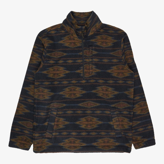 Billabong Boundary Half Zip Mock Neck Men's (Black 1)