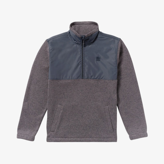 Billabong Boundary Half Zip Mock Neck Men's (Dark Purple)