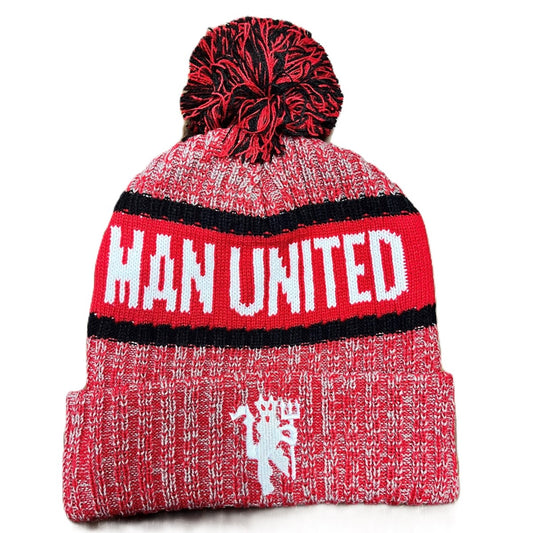 Manchester United Bobble Knit Hat Unisex