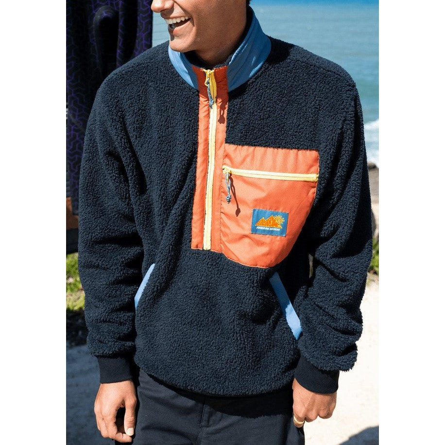 Billabong Boundary Peak Fleece Top Men's (Black BLK)