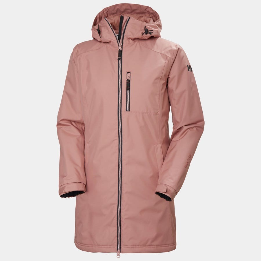 Helly Hansen Belfast Long Winter Jacket Ladies (Ash Rose 096)