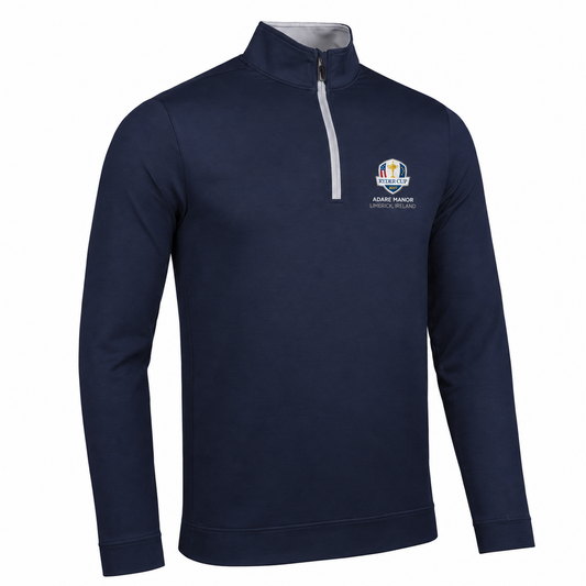 Glenmuir Ryder Cup Wick Half Zip Top Men's (Navy Light Grey)