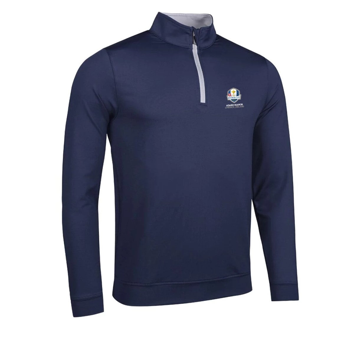 Glenmuir Ryder Cup Wick Half Zip Top Men's (Navy Light Grey)