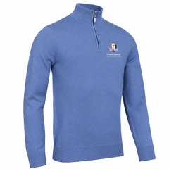 Glenmuir Ryder Cup Devon Half Zip Top Men's (Light Blue)