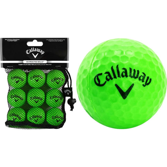 Callaway Soft Flight Practice Golf Balls (9 Pack)