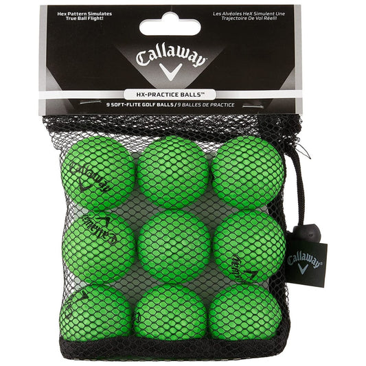 Callaway Soft Flight Practice Golf Balls (9 Pack)