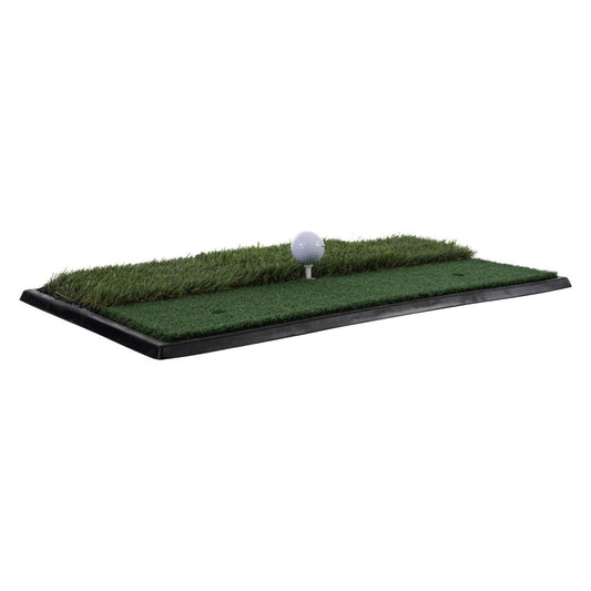 Pure2Improve Golf Duo Turf Hitting Mat 33x63.5cm