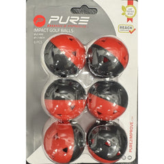 Pure2Improve Impact Golf Balls x 6