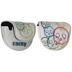Legend Mallet Putter Lucky Headcover (White)