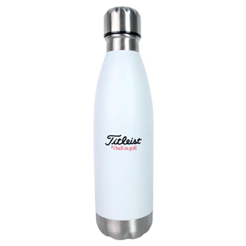 Titleist Stainless Steel Water Bottle (White SIlver)