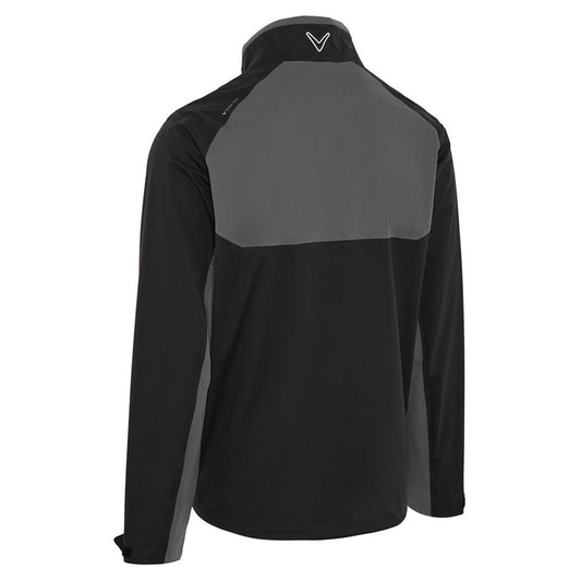 Callaway Stormlite II Rain Jacket Men's (Caviar Black Grey 002)