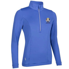 Glenmuir Ryder Cup 2027 Carina Half Zip Top Women's (Tahiti Blue)