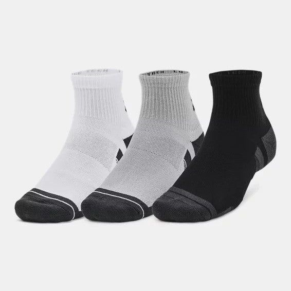 Under Armour Performance Tech Quarter Socks 3 Pack (Unisex)