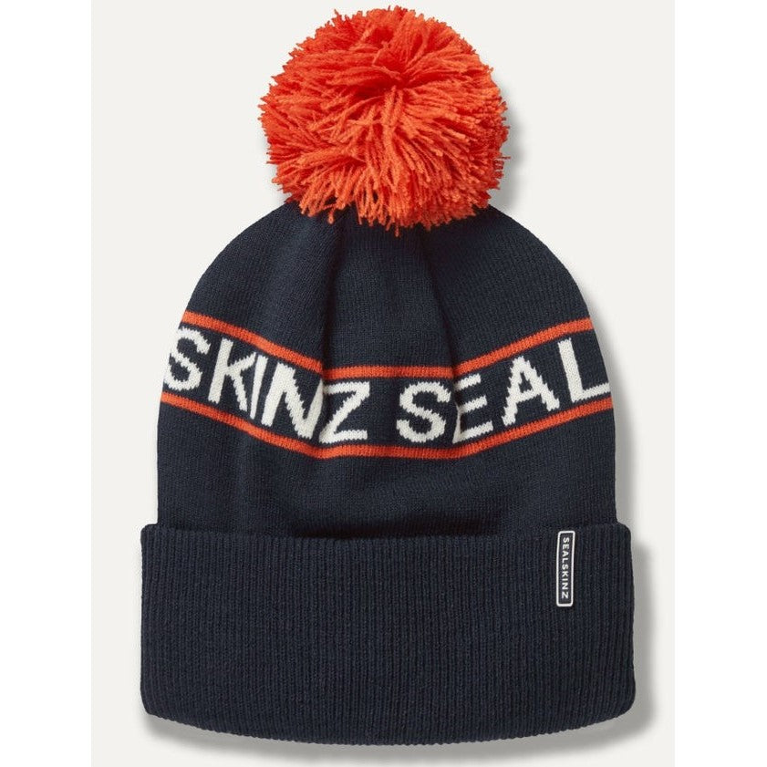 Sealskinz Heacham Waterproof Bobble Hat Unisex (Navy)
