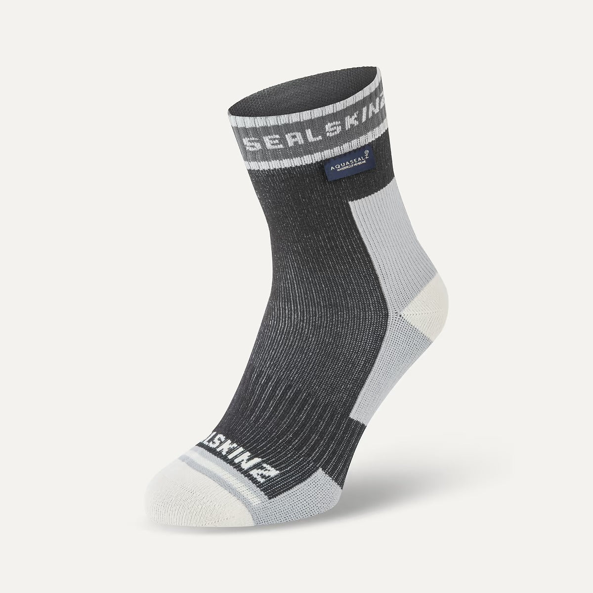 Sealskinz Holverstone Waterproof Ankle Sock Unisex (Black Grey)