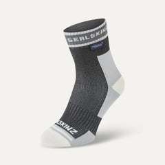 Sealskinz Holverstone Waterproof Ankle Sock Unisex (Black Grey)