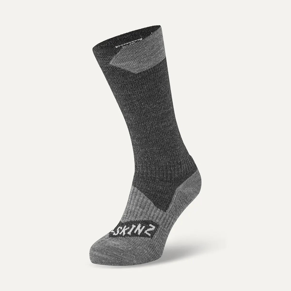 Sealskinz Raynham Waterproof Ankle Socks Unisex (Black Grey)