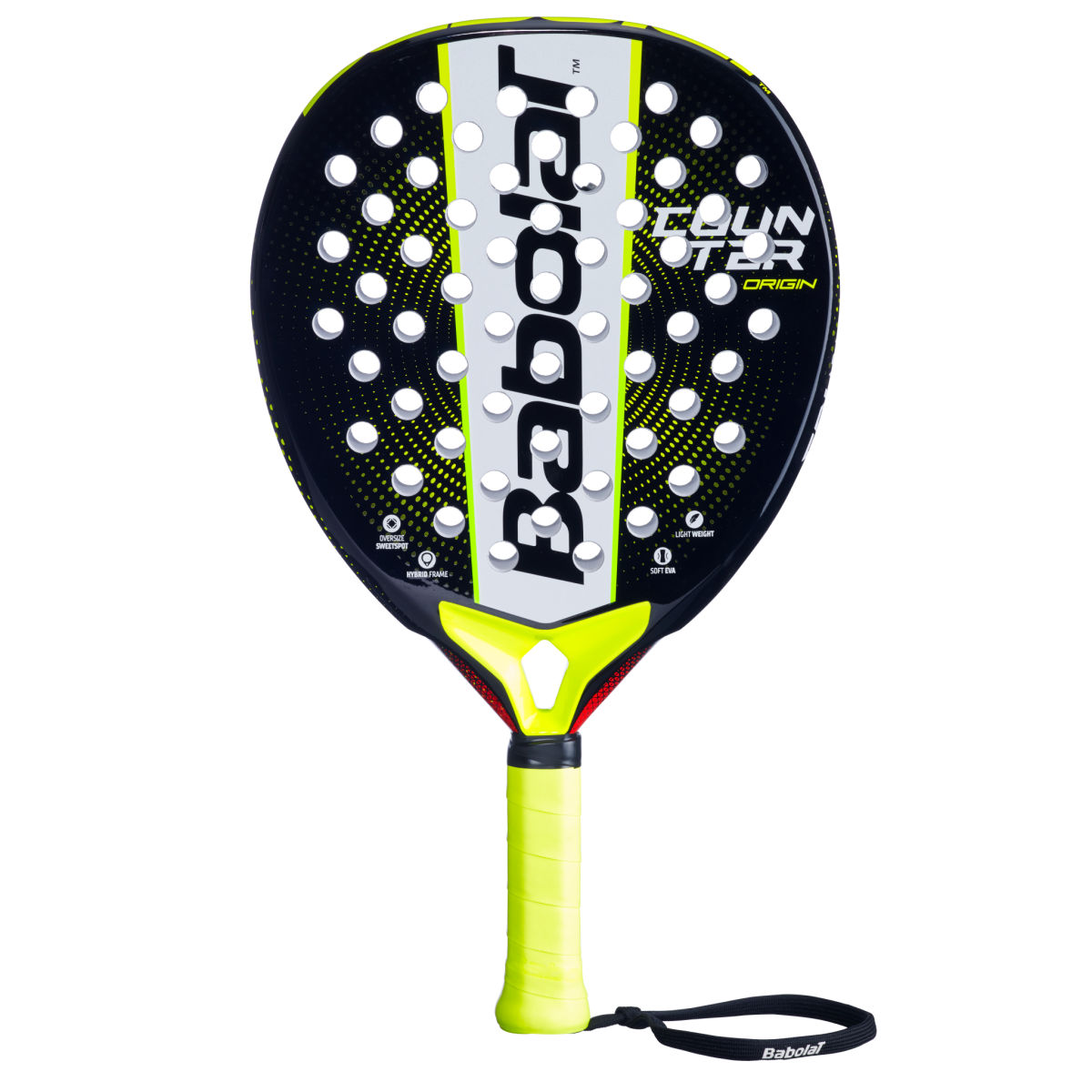 Babolat Counter Origin 25 Padel Racket (Black Yellow)