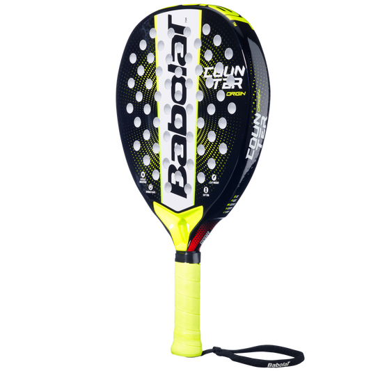 Babolat Counter Origin 25 Padel Racket (Black Yellow)
